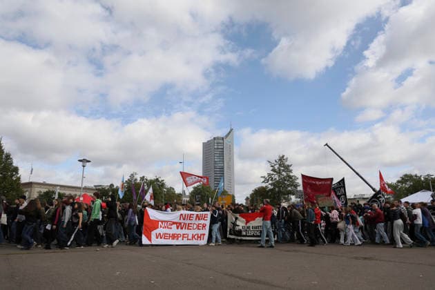 Students Protest Against Conscription in Leipzig Students protest against the planned introduction of conscription in Leipzig The school strike is part of nationwide protests September 25, 2026, Leipzig