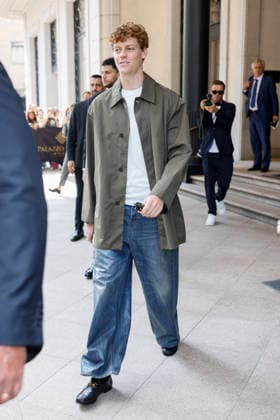 MFW Spring Summer 2027 Yannik Sinner MP MILAN, ITALY - SEPTEMBER 25: Yannik Sinner is going to Gucci fashion showduring the Milan Fashion Week - Womenswear Spring Summer 2027 on September 24, 2026 in Milan, Italy. Photo by Marco Piovanotto Abacapress.com Milan Italy  Copyright: xPiovanottoxMarco ABACAx