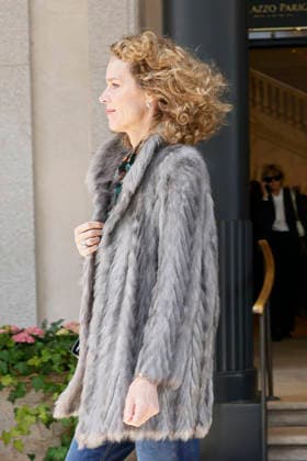 MFW Spring Summer 2027 Eva Herzigova MP MILAN, ITALY - SEPTEMBER 25: Eva Herzigova is going to Gucci fashion showduring the Milan Fashion Week - Womenswear Spring Summer 2027 on September 24, 2026 in Milan, Italy. Photo by Marco Piovanotto Abacapress.com Milan Italy  Copyright: xPiovanottoxMarco ABACAx