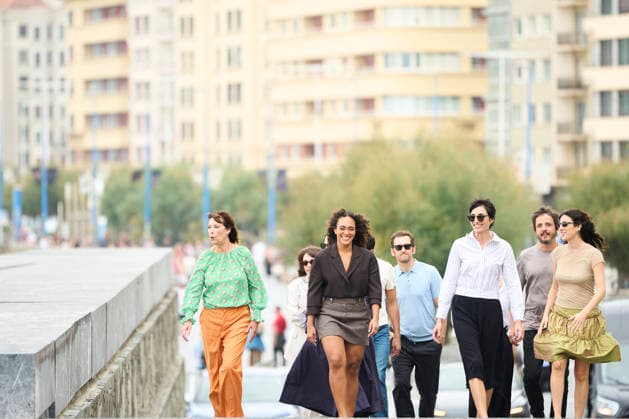 September 25, 2026, Donostia San Sebastian, Euskadi, Spain: Raul Arevalo, Laia Marull, Isabel Peo±a, Omar Ayuso, Eduardo Villanueva Diez, Elena Martin Gimeno, Sandra Romero Acevedo, Valentina Vidal attended El Castillo Photocall during 74th San Sebastian International Film Festival at Kursaal Palace on September 25, 2026 in Donostia San Sebastian, Spain Donostia San Sebastian Spain - ZUMAg15_ 20260925_zaf_g15_008 Copyright: xJackxAbuinx