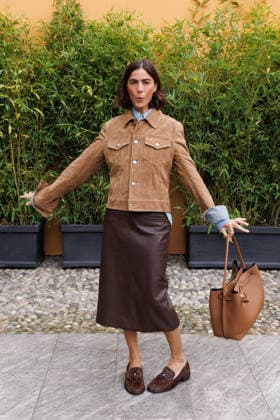 IPA88955490 - Milan, Milan Women™s Fashion Week Spring Summer 2027 - Women™s Fashion, Spring Summer 2027 - Tod™s fashion show - guests - Pictured: Victoria Montanari  Copyright: xCinziaxCamelax xx IPA88955490