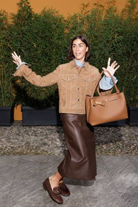 IPA88955492 - Milan, Milan Women™s Fashion Week Spring Summer 2027 - Women™s Fashion, Spring Summer 2027 - Tod™s fashion show - guests - Pictured: Victoria Montanari  Copyright: xCinziaxCamelax xx IPA88955492