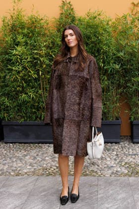 IPA88955499 - Milan, Milan Women™s Fashion Week Spring Summer 2027 - Women™s Fashion, Spring Summer 2027 - Tod™s Fashion Show - Guests - Pictured: Kyra LeMoyne Kennedy  Copyright: xCinziaxCamelax xx IPA88955499