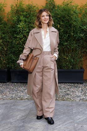 IPA88955093 - Milan, Milan Women™s Fashion Week Spring Summer 2027 - Women™s Fashion, Spring Summer 2027 - Tod™s fashion show - guests - Pictured: Barbara Ronchi  Copyright: xCinziaxCamelax xx IPA88955093