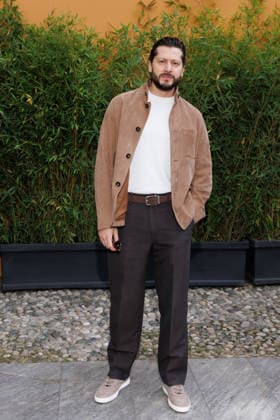IPA88955096 - Milan, Milan Women™s Fashion Week Spring Summer 2027 - Women™s Fashion, Spring Summer 2027 - Tod™s fashion show - guests - Pictured: Anas Tayara  Copyright: xCinziaxCamelax xx IPA88955096