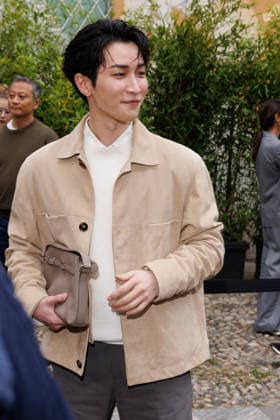 IPA88955097 - Milan, Milan Women™s Fashion Week Spring Summer 2027 - Women™s Fashion, Spring Summer 2027 - Tod™s fashion show - guests - Pictured: Shota Watanabe  Copyright: xCinziaxCamelax xx IPA88955097