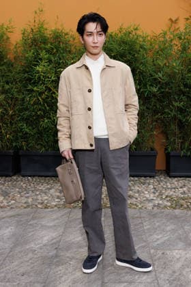 IPA88955101 - Milan, Milan Women™s Fashion Week Spring Summer 2027 - Women™s Fashion, Spring Summer 2027 - Tod™s fashion show - guests - Pictured: Shota Watanabe  Copyright: xCinziaxCamelax xx IPA88955101
