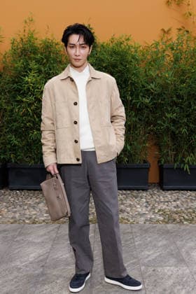 IPA88955102 - Milan, Milan Women™s Fashion Week Spring Summer 2027 - Women™s Fashion, Spring Summer 2027 - Tod™s fashion show - guests - Pictured: Shota Watanabe  Copyright: xCinziaxCamelax xx IPA88955102