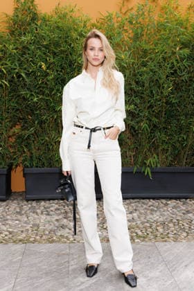 IPA88955116 - Milan, Milan Women™s Fashion Week Spring Summer 2027 - Women™s Fashion, Spring Summer 2027 - Tod™s fashion show - guests - Pictured: Simona Jakstaite  Copyright: xCinziaxCamelax xx IPA88955116
