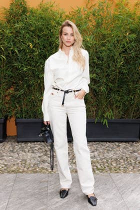 IPA88955119 - Milan, Milan Women™s Fashion Week Spring Summer 2027 - Women™s Fashion, Spring Summer 2027 - Tod™s fashion show - guests - Pictured: Simona Jakstaite  Copyright: xCinziaxCamelax xx IPA88955119