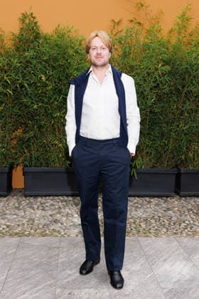 IPA88955134 - Milan, Milan Women™s Fashion Week Spring Summer 2027 - Women™s Fashion, Spring Summer 2027 - Tod™s fashion show - guests - Pictured: Cristopher Aleo  Copyright: xCinziaxCamelax xx IPA88955134