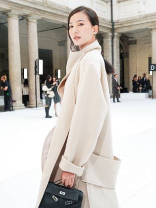 IPA88952467 - Milan, Milan Women™s Fashion Week Spring Summer 2027 - Women™s Fashion, Spring Summer 2027 - SPORTMAX fashion show - guests pictured: guest  Copyright: xRiccardoxGiordanox xRiccardoxGiordanox IPA88952467