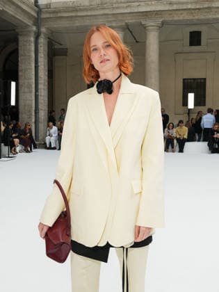 IPA88952478 - Milan, Milan Women™s Fashion Week Spring Summer 2027 - Women™s Fashion, Spring Summer 2027 - SPORTMAX fashion show - guests pictured: guest  Copyright: xRiccardoxGiordanox xRiccardoxGiordanox IPA88952478