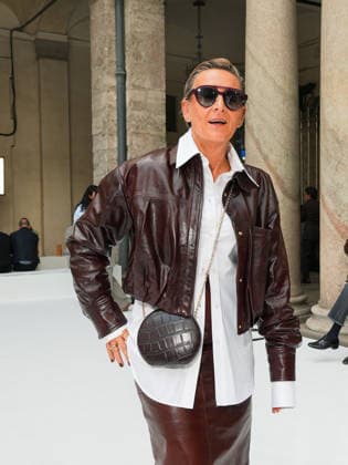 IPA88952480 - Milan, Milan Women™s Fashion Week Spring Summer 2027 - Women™s Fashion, Spring Summer 2027 - SPORTMAX fashion show - guests pictured: guest  Copyright: xRiccardoxGiordanox xRiccardoxGiordanox IPA88952480