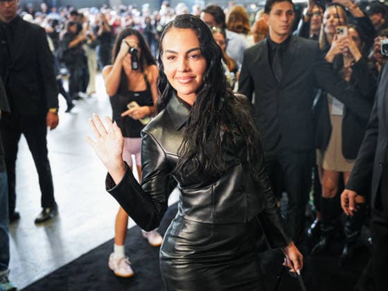 IPA88956768 - Milan, Milan Women™s Fashion Week Spring Summer 2027 - Women™s Fashion, Spring Summer 2027 - GUCCI fashion show - guests pictured: Georgina Rodriguez  Copyright: xRiccardoxGiordanox xRiccardoxGiordanox IPA88956768
