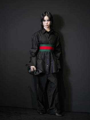IPA88957300 - Milan, Milan Women™s Fashion Week Spring Summer 2027 - Women™s Fashion, Spring Summer 2027 - GUCCI fashion show - guests pictured: COCONA  Copyright: xRiccardoxGiordanox xRiccardoxGiordanox IPA88957300