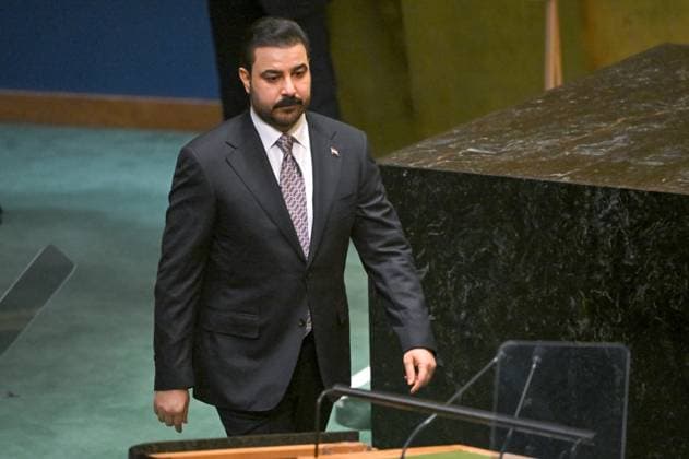 US UN General Assembly 9251158 25.09.2026 Iraqi Prime Minister Ali Al-Zaidi arrives to address the 81st United Nations General Assembly (UNGA) at the U.N. headquarters in New York City, the United States. Sergey Guneev Sputnik New York USA  Copyright: xSergeyxGuneevx