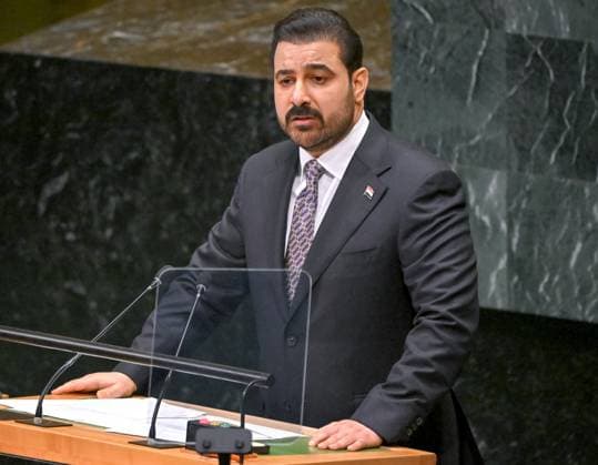 US UN General Assembly 9251172 25.09.2026 Iraqi Prime Minister Ali al-Zaidi addresses the 81st United Nations General Assembly (UNGA) at the U.N. headquarters in New York City, the United States. Sergey Guneev Sputnik New York USA  Copyright: xSergeyxGuneevx