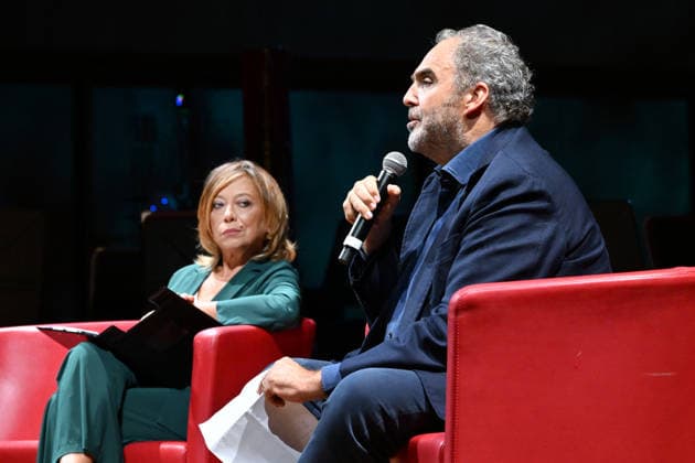 September 25, 2026, Rome, Rome, Italy: Paola Malanga, Artistic Director of the Rome Film Fest and the Cinema Foundation, and Salvatore Nastasi, President of the Cinema per Roma Foundation, during the press conference for the presentation of the 2026 Rome Film Fest s twenty-first edition, Auditorium Parco della Musica. Rome, September 25, 2026 Rome Italy  - ZUMAa289 20260925_zia_a289_320 Copyright: xMariaxLauraxAntonellix xAgfx
