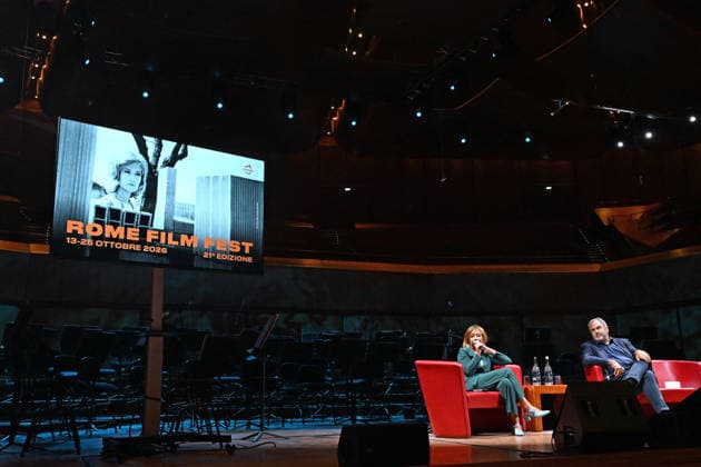 September 25, 2026, Rome, Rome, Italy: Paola Malanga, Artistic Director of the Rome Film Fest and the Cinema Foundation, and Salvatore Nastasi, President of the Cinema per Roma Foundation, during the press conference for the presentation of the 2026 Rome Film Fest s twenty-first edition, Auditorium Parco della Musica. Rome, September 25, 2026 Rome Italy  - ZUMAa289 20260925_zia_a289_322 Copyright: xMariaxLauraxAntonellix xAgfx