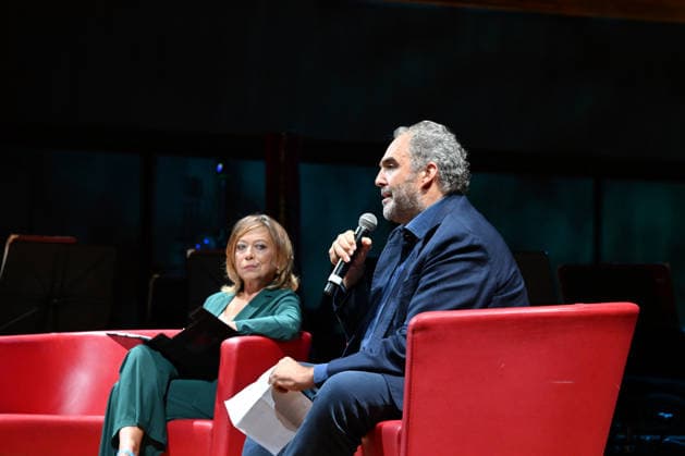 September 25, 2026, Rome, Rome, Italy: Paola Malanga, Artistic Director of the Rome Film Fest and the Cinema Foundation, and Salvatore Nastasi, President of the Cinema per Roma Foundation, during the press conference for the presentation of the 2026 Rome Film Fest s twenty-first edition, Auditorium Parco della Musica. Rome, September 25, 2026 Rome Italy  - ZUMAa289 20260925_zia_a289_325 Copyright: xMariaxLauraxAntonellix xAgfx