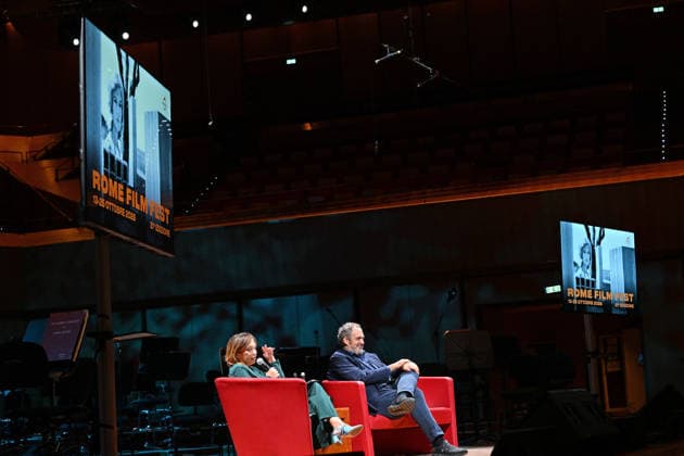 September 25, 2026, Rome, Rome, Italy: Paola Malanga, Artistic Director of the Rome Film Fest and the Cinema Foundation, and Salvatore Nastasi, President of the Cinema per Roma Foundation, during the press conference for the presentation of the 2026 Rome Film Fest s twenty-first edition, Auditorium Parco della Musica. Rome, September 25, 2026 Rome Italy  - ZUMAa289 20260925_zia_a289_328 Copyright: xMariaxLauraxAntonellix xAgfx