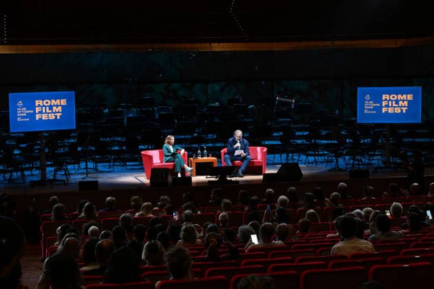 September 25, 2026, Rome, Rome, Italy: Paola Malanga, Artistic Director of the Rome Film Fest and the Cinema Foundation, and Salvatore Nastasi, President of the Cinema per Roma Foundation, during the press conference for the presentation of the 2026 Rome Film Fest s twenty-first edition, Auditorium Parco della Musica. Rome, September 25, 2026 Rome Italy  - ZUMAa289 20260925_zia_a289_331 Copyright: xMariaxLauraxAntonellix xAgfx