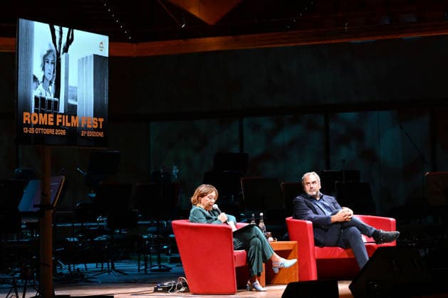September 25, 2026, Rome, Rome, Italy: Paola Malanga, Artistic Director of the Rome Film Fest and the Cinema Foundation, and Salvatore Nastasi, President of the Cinema per Roma Foundation, during the press conference for the presentation of the 2026 Rome Film Fest s twenty-first edition, Auditorium Parco della Musica. Rome, September 25, 2026 Rome Italy  - ZUMAa289 20260925_zia_a289_332 Copyright: xMariaxLauraxAntonellix xAgfx
