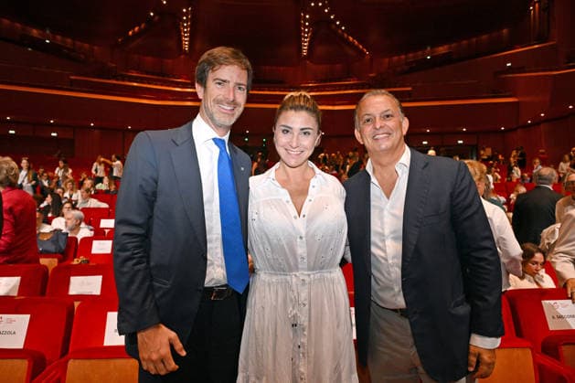 September 25, 2026, Rome, Rome, Italy: Antonio Saccone, President of Cinecitta , Manuela Cacciamani, CEO of Cinecitta , and Giorgio Carlo Brugnoni, Director General of Cinema and Audiovisual for the Ministry of Culture, at the press conference presenting the 21st edition of the Rome Film Fest 2026, Auditorium Parco della Musica. Rome, September 25, 2026 Rome Italy  - ZUMAa289 20260925_zia_a289_339 Copyright: xMariaxLauraxAntonellix xAgfx