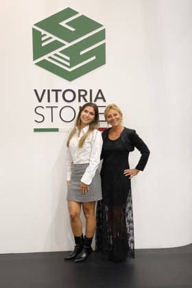 September 25, 2026, Verona, Italy: The Vitoria store Stand during the Marmomac 2026 Marmomac 2026 at Veronafiere. The international trade fair brings together companies, professionals and industry operators, showcasing natural stone materials, technologies and new applications during the Marmomac 2026 at Veronafiere. Verona Italy - ZUMAs197 20260925_aaa_s197_086 Copyright: xEmanuelexPennacchiox