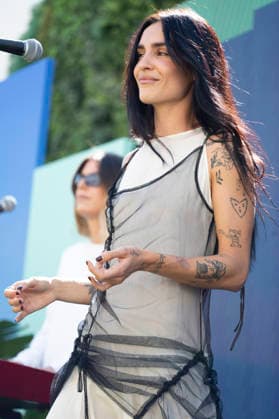 Natalia Lacunza Performs in Madrid, Spain - 25 Sep 2026 Singer Natalia Lacunza performs during a concert at a Spotify event at the Callao Cinema. Madrid Spain Copyright: xAtilanoxGarciax xSOPAxImagesx PHOTO09456