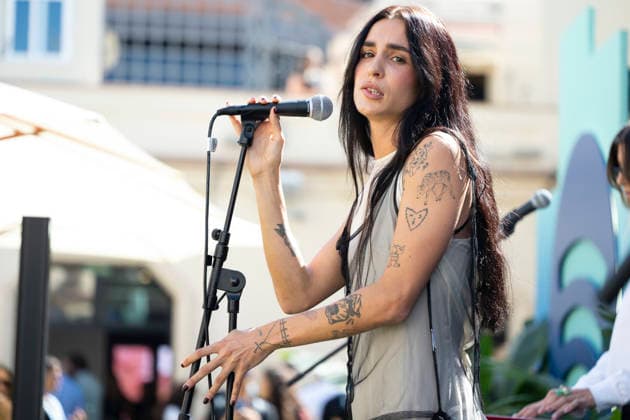 Natalia Lacunza Performs in Madrid, Spain - 25 Sep 2026 Singer Natalia Lacunza performs during a concert at a Spotify event at the Callao Cinema. Madrid Spain Copyright: xAtilanoxGarciax xSOPAxImagesx PHOTO09457