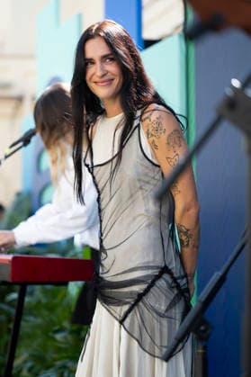 Natalia Lacunza Performs in Madrid, Spain - 25 Sep 2026 Singer Natalia Lacunza performs during a concert at a Spotify event at the Callao Cinema. Madrid Spain Copyright: xAtilanoxGarciax xSOPAxImagesx PHOTO09461