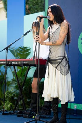 Natalia Lacunza Performs in Madrid, Spain - 25 Sep 2026 Singer Natalia Lacunza performs during a concert at a Spotify event at the Callao Cinema. Madrid Spain Copyright: xAtilanoxGarciax xSOPAxImagesx PHOTO09462