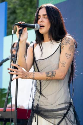 Natalia Lacunza Performs in Madrid, Spain - 25 Sep 2026 Singer Natalia Lacunza performs during a concert at a Spotify event at the Callao Cinema. Madrid Spain Copyright: xAtilanoxGarciax xSOPAxImagesx PHOTO09463