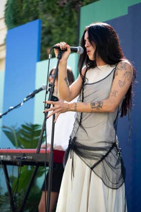 Natalia Lacunza Performs in Madrid, Spain - 25 Sep 2026 Singer Natalia Lacunza performs during a concert at a Spotify event at the Callao Cinema. Madrid Spain Copyright: xAtilanoxGarciax xSOPAxImagesx PHOTO09464