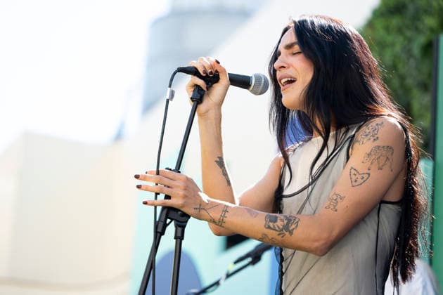 Natalia Lacunza Performs in Madrid, Spain - 25 Sep 2026 Singer Natalia Lacunza performs during a concert at a Spotify event at the Callao Cinema. Madrid Spain Copyright: xAtilanoxGarciax xSOPAxImagesx PHOTO09476