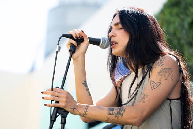 Natalia Lacunza Performs in Madrid, Spain - 25 Sep 2026 Singer Natalia Lacunza performs during a concert at a Spotify event at the Callao Cinema. Madrid Spain Copyright: xAtilanoxGarciax xSOPAxImagesx PHOTO09478