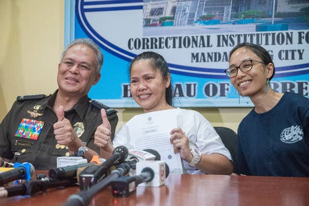 September 25, 2026, Quezon City, Quezon, Philippines: President Ferdinand Marcos Jr. has granted Mary Jane Veloso absolute pardon after being imprisoned and put on death row for over 15 years. Mary Jane Veloso will now reunite back with her family after being transferred in the Correctional Insitution for Women in 2024. Quezon City Philippines - ZUMAy102 20260925_zip_y102_010 Copyright: xKenosisxYapx