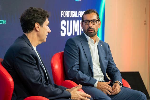 September 22, 2026, Lisbon, Lisbon, Portugal: SCAR TOJO (FPF) speaking during the football panel at the Portugal Football Summit at the Cidade do Futebol in Oeiras. Lisbon Portugal - ZUMAr238 20260922_zip_r238_026 Copyright: xRicardoxRochax