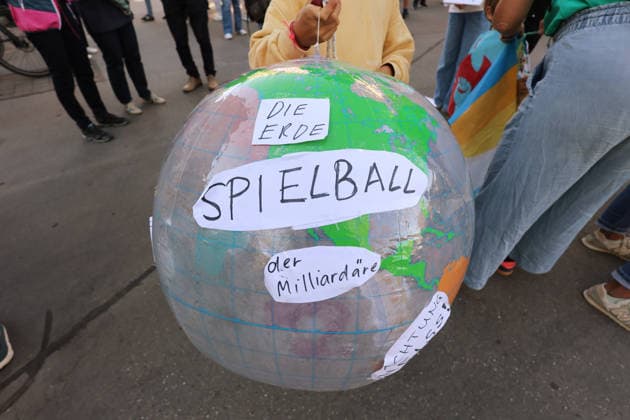 September 25, 2026, Baden AG, SWITZERLAND, Climate rally organized by the Greens and the SP: No 50-degree summers in Baden, Canton of Aargau