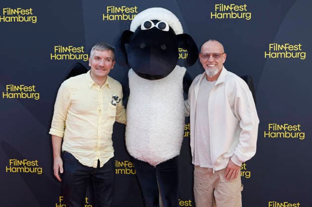Matthew Walker and Thomas D at the premiere of the movie *Shaun the Sheep: The Beast of Mossy Bottom* at the 34th Filmfest Hamburg 2026 at Cinemaxx Dammtor in Hamburg, September 25, 2026 Foto:xC.xTamckex xFuturexImagex shaun_6918