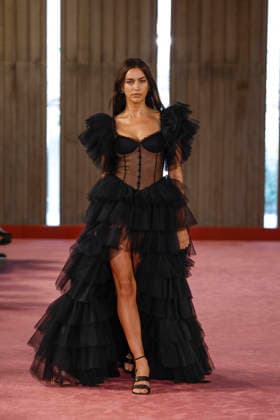 Blumarine Ready-to-Wear Spring Summer 2027 Fashion Show at Milan Fashion Week, on September 25, 2026, Bestimage, Milan, Italy  Copyright: xAgencex xBestimagexAgencex xBestimagex