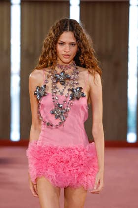 Blumarine Ready-to-Wear Spring Summer 2027 Fashion Show at Milan Fashion Week, on September 25, 2026, Bestimage, Milan, Italy  Copyright: xAgencex xBestimagexAgencex xBestimagex