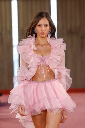 Blumarine Ready-to-Wear Spring Summer 2027 Fashion Show at Milan Fashion Week, on September 25, 2026, Bestimage, Milan, Italy  Copyright: xAgencex xBestimagexAgencex xBestimagex