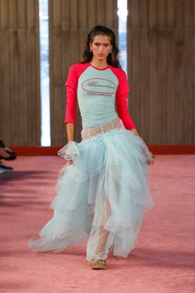 Blumarine Ready-to-Wear Spring Summer 2027 Fashion Show at Milan Fashion Week, on September 25, 2026, Bestimage, Milan, Italy  Copyright: xAgencex xBestimagexAgencex xBestimagex