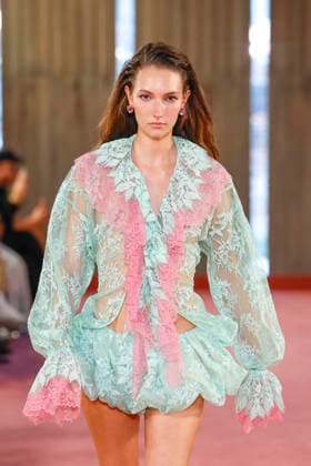 Blumarine Ready-to-Wear Spring Summer 2027 Fashion Show at Milan Fashion Week, on September 25, 2026, Bestimage, Milan, Italy  Copyright: xAgencex xBestimagexAgencex xBestimagex