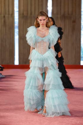 Blumarine Ready-to-Wear Spring Summer 2027 Fashion Show at Milan Fashion Week, on September 25, 2026, Bestimage, Milan, Italy  Copyright: xAgencex xBestimagexAgencex xBestimagex