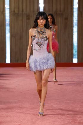 Blumarine Ready-to-Wear Spring Summer 2027 Fashion Show at Milan Fashion Week, on September 25, 2026, Bestimage, Milan, Italy  Copyright: xAgencex xBestimagexAgencex xBestimagex