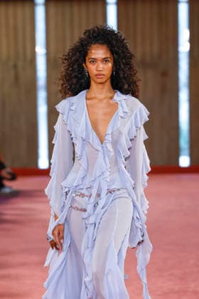 Blumarine Ready-to-Wear Spring Summer 2027 Fashion Show at Milan Fashion Week, on September 25, 2026, Bestimage, Milan, Italy  Copyright: xAgencex xBestimagexAgencex xBestimagex